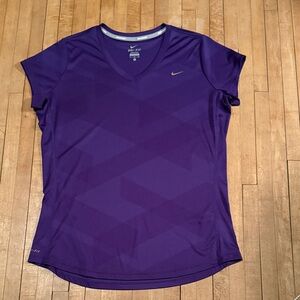 Nike Women's Short Sleeve Purple Tee